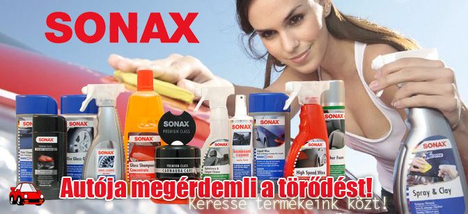 SONAX termékek